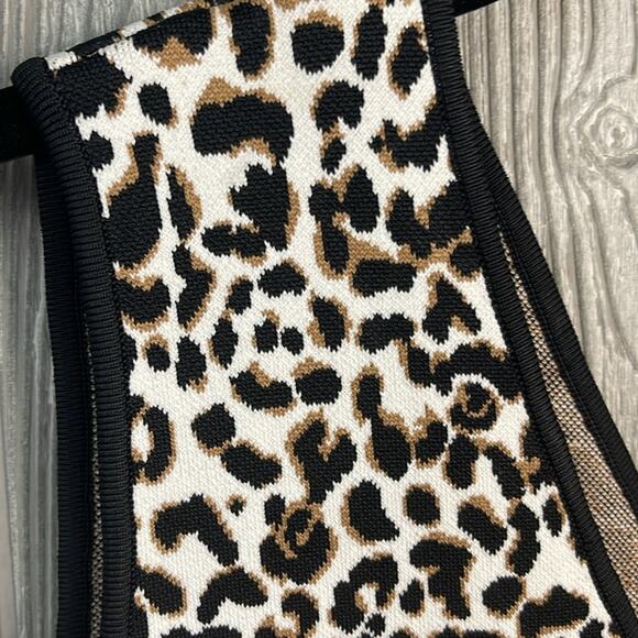 BCBG Maxazria Sleeveless V-Neck Leopard Print Mini Cocktail Dress‎ Size XS NWT - Picture 9 of 11